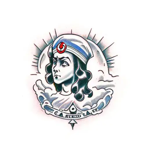 Cara De Jesus Y La Cruz