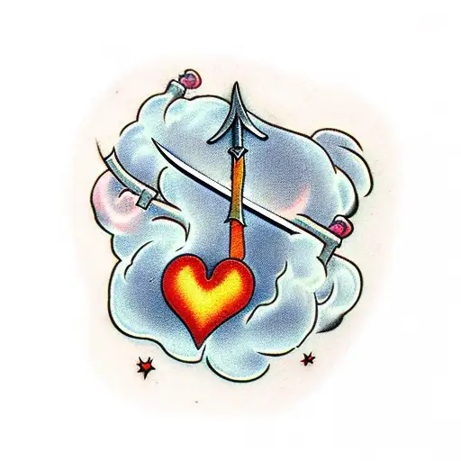 A Heart That A Sword Goes Through It