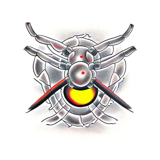 Scorpion With Red Eyes And Black Aura