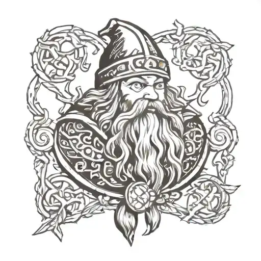 Lord Of The Rings Dwarf Nordic Style