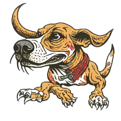 Crunch Tattoo Of Call Me A Dog By Temple Of The Dog