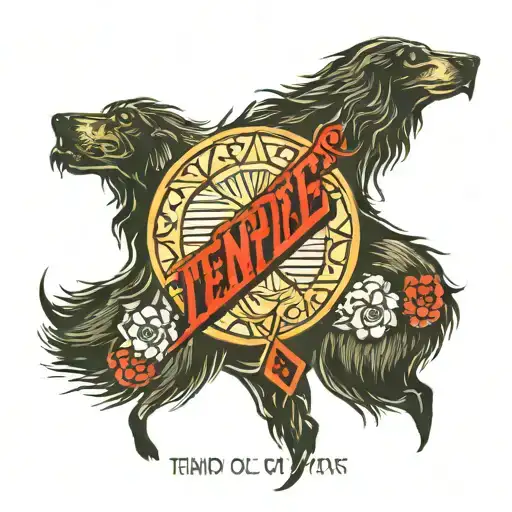 Grunge Tattoo Of Temple Of The Dog