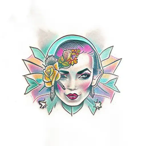 Chicano Style Money Girl