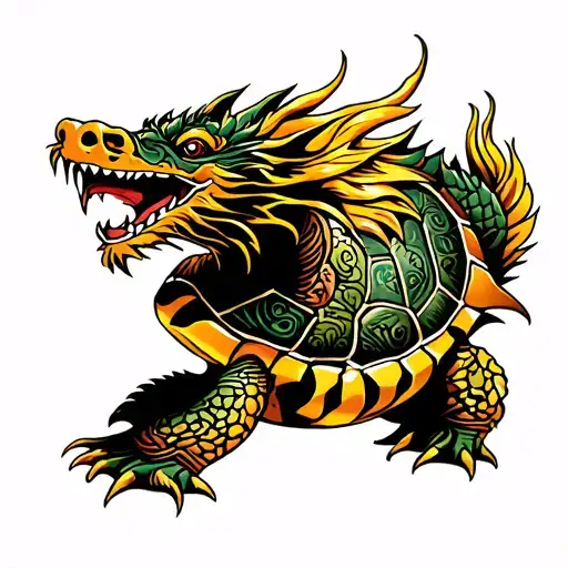 Golden Dragon Turtle