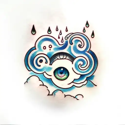Rain Cloud With An Eye