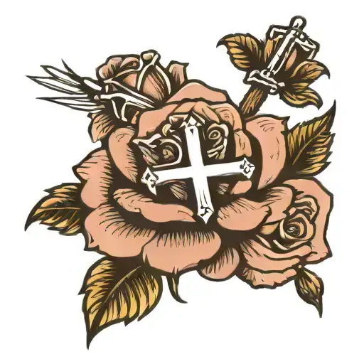Rose With A Cross