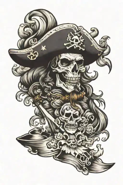 Pirate Theme Arm Sleeve