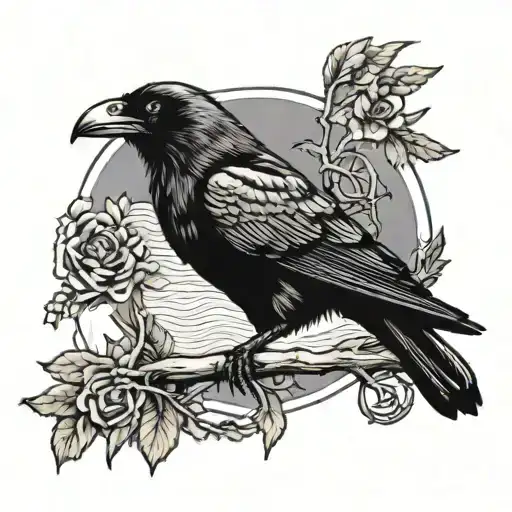 Leg Sleeve The Crow Metal Theme