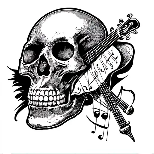 Music And Skull