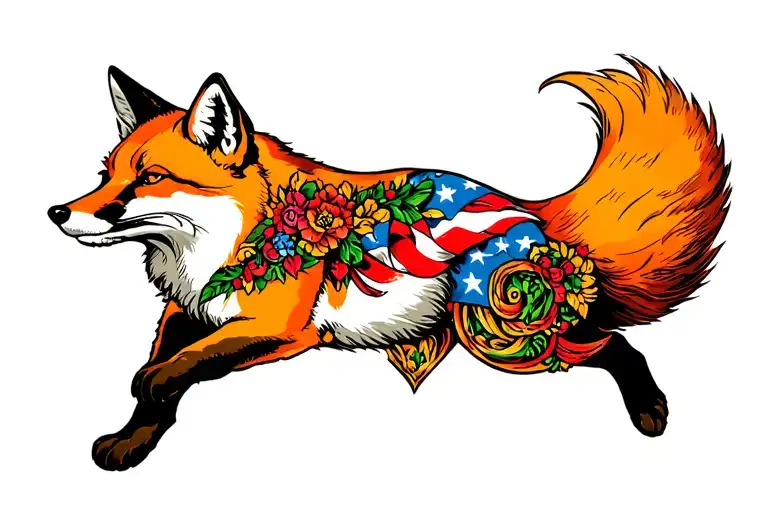 Jumping Fox Full Body