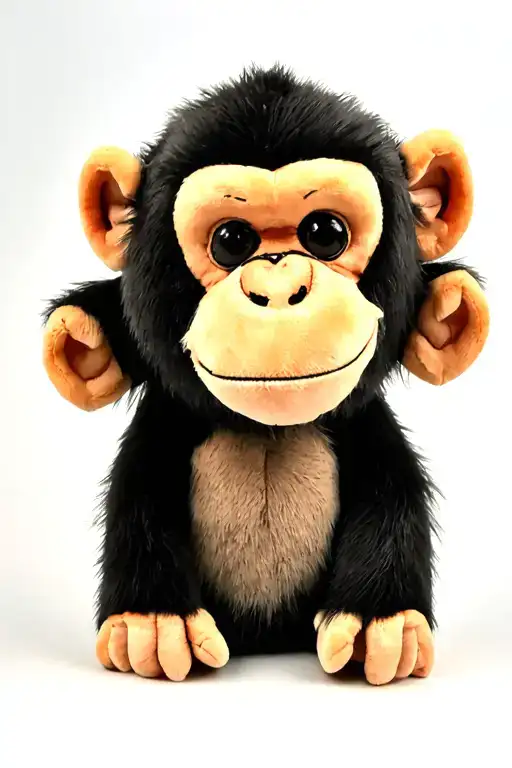 Retired Walt Disney World Animal Kingdom Plush Chimpanzee Monkey Stuffed Animal