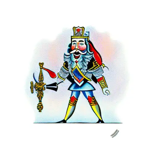 Nutcracker As An Irish Warrior