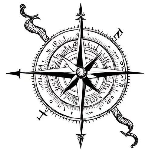 Compass Design Incorporating Elements
