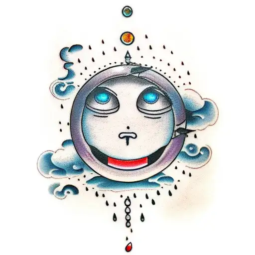 Rain Cloud With An Eye