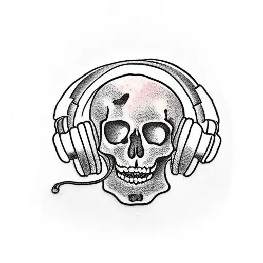Skeleton Wearing Headphones Hanging Buy A Noose