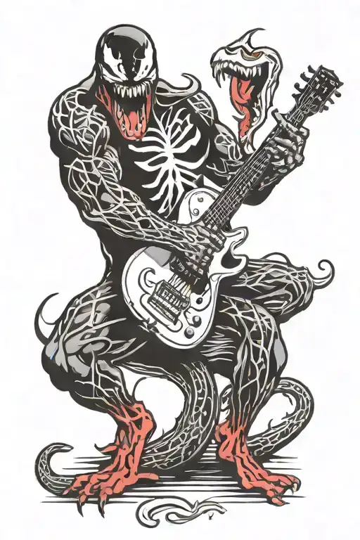 Venom Playing The Guitar