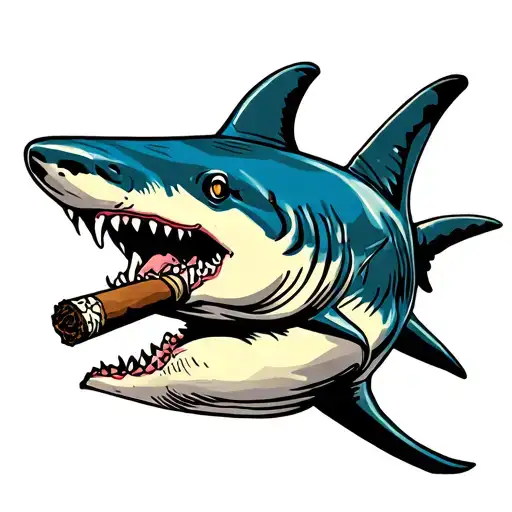 Shark With A Cigar
