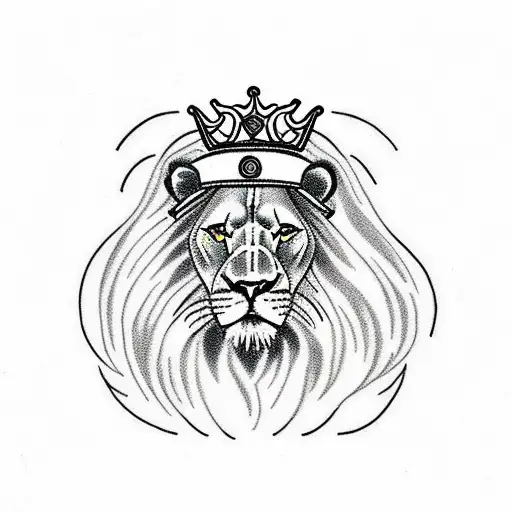 Lion With A Crown