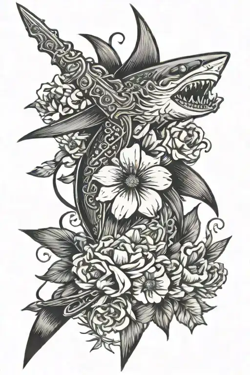 Longsword Flower Shark