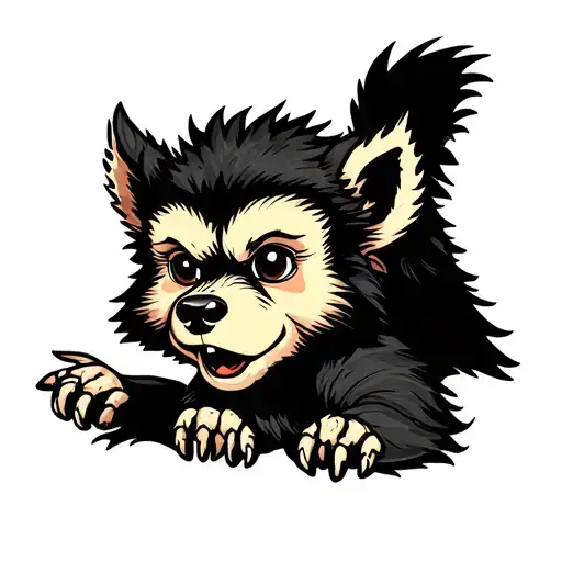 Cute Baby Werewolf
