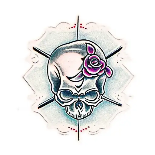 Skull And Diamounds