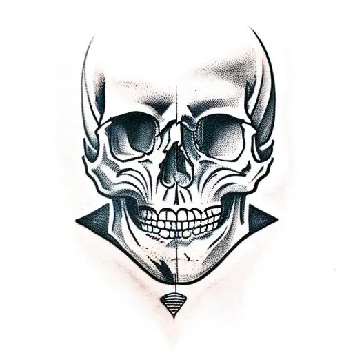 Skull With Fullface Helmet