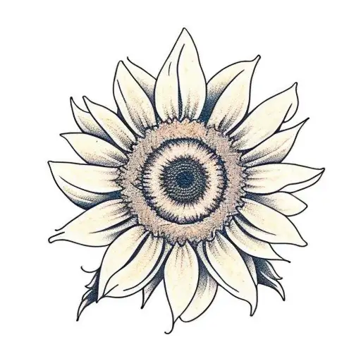 Sunflower And Cosmos