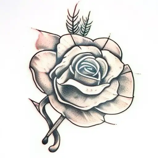 Dagger With A Plant Wrapped Around It