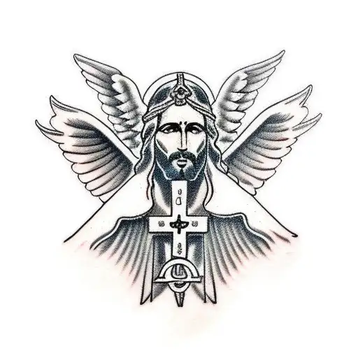 Black Jesus Ressurection Angels