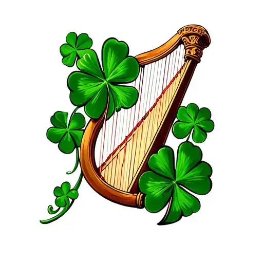 Harp Shamrock Ireland