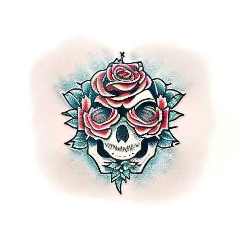 Skull And Roses