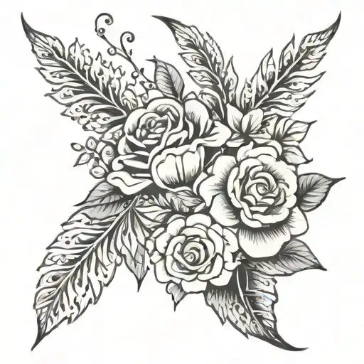 Gissel With Floral Design