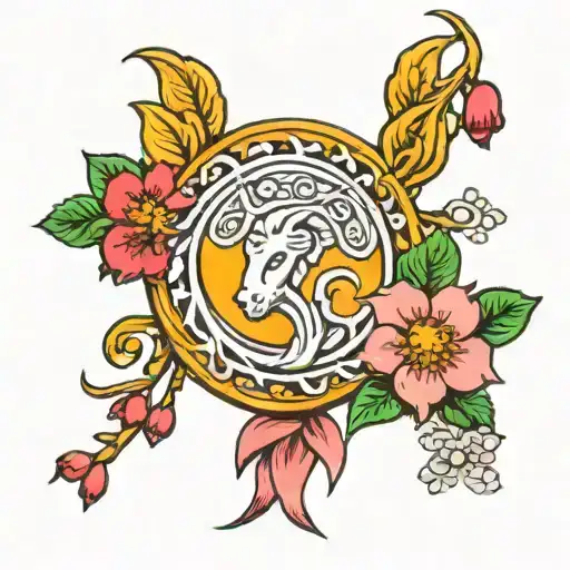 Aries Sun Virgo Rising Scorpio Moon Cherry Blossom