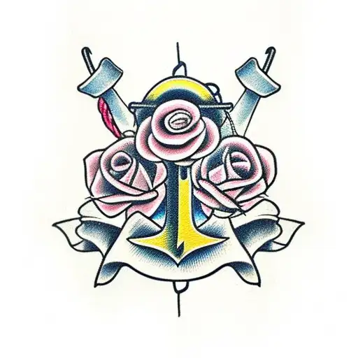 Anchor And Roses Old School