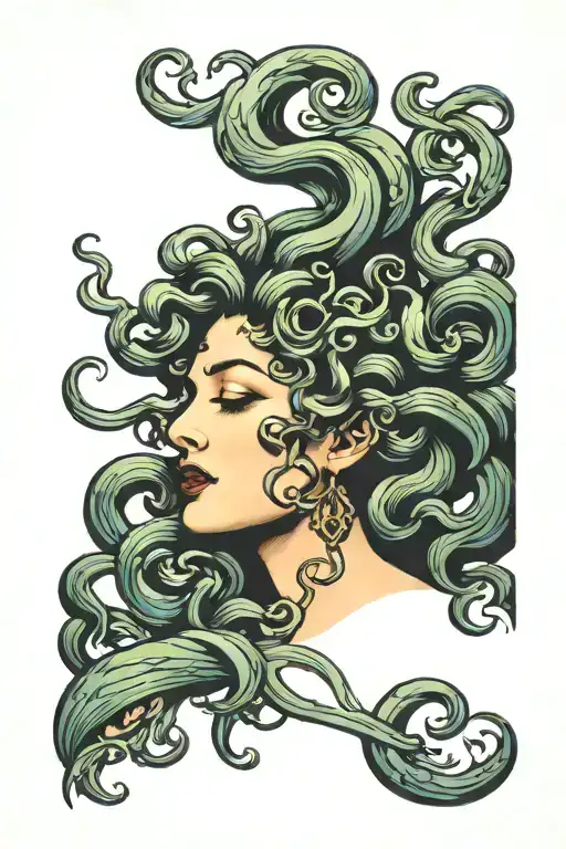 Crying Medusa Goddess