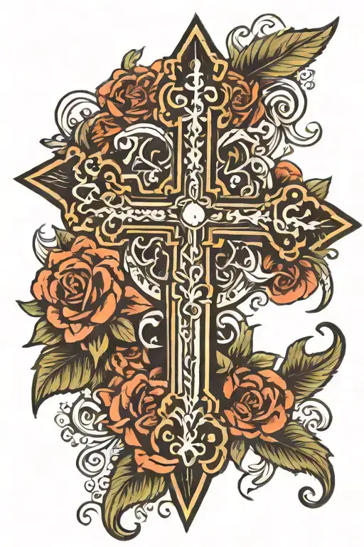 Christian Cross Made