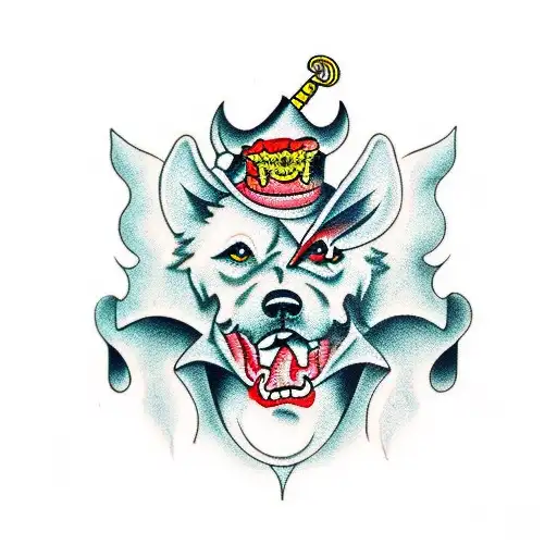 The Word Devil Dog In German