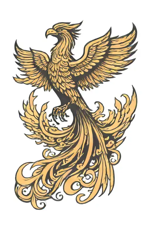 Phoenix Rising Phoenix Bird Rising