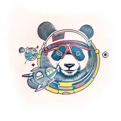 Panda Astronauta