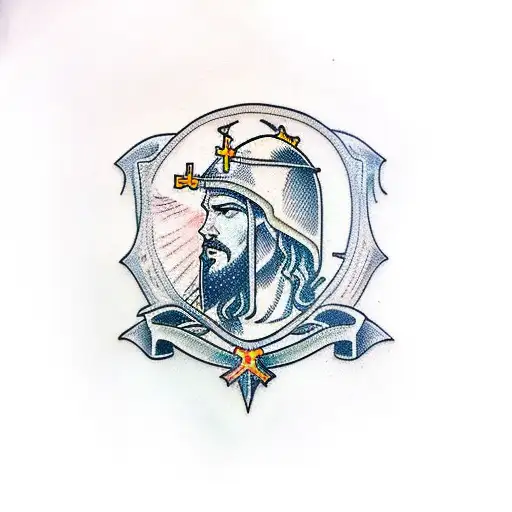 Christian Crusader Knight