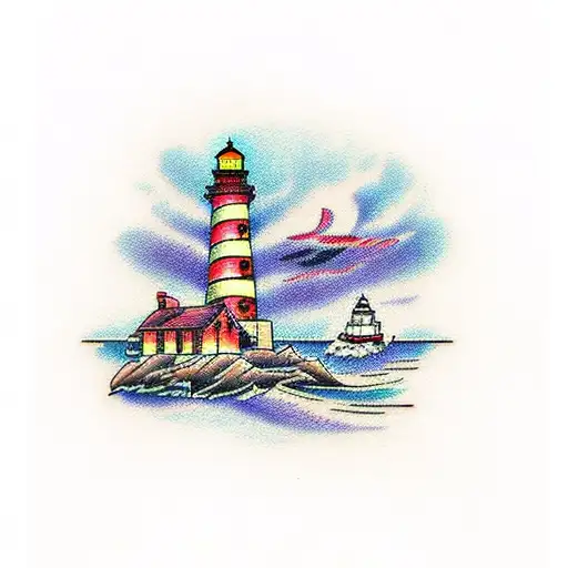 Lighthouse Tied Into A Gypsy