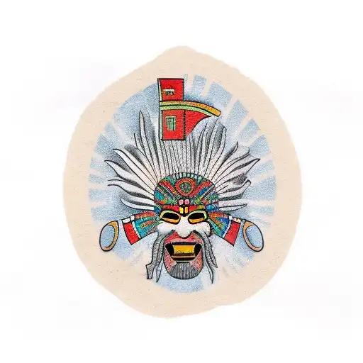 Papua New Guinea Tribal Design With The Words Rome&elise