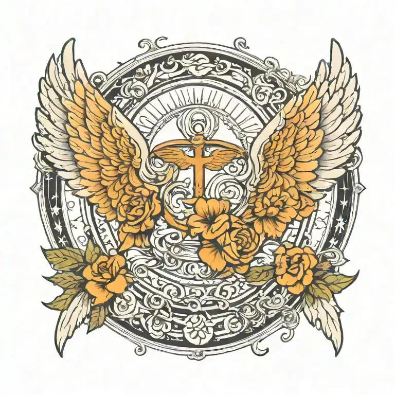 Beautiful Angel Wings Tattoos In Beautiful Styles