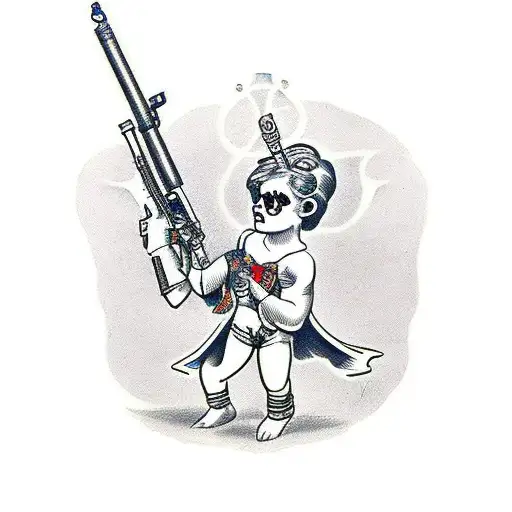 Cupidon With A Gun