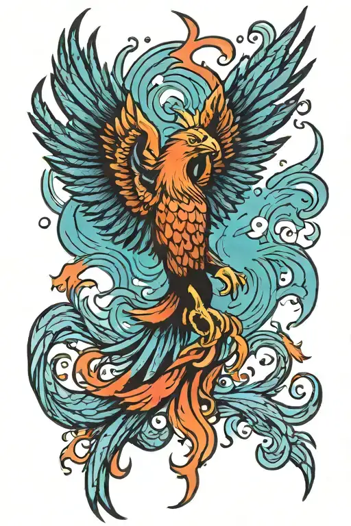 Phoenix Rising From The Ashes