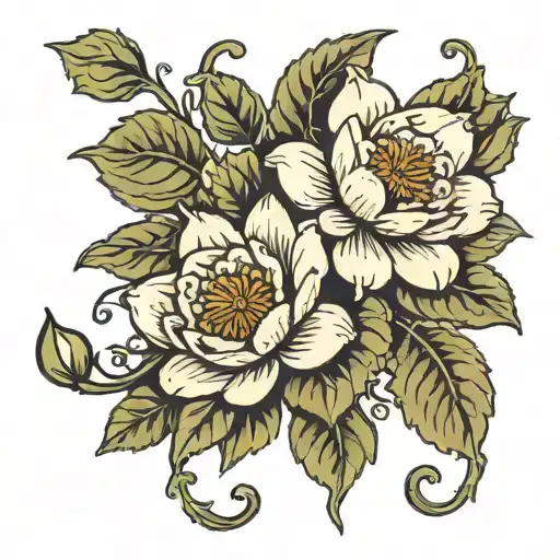 Primrose Water Lilly Poppy Flowers Vine No Leaves