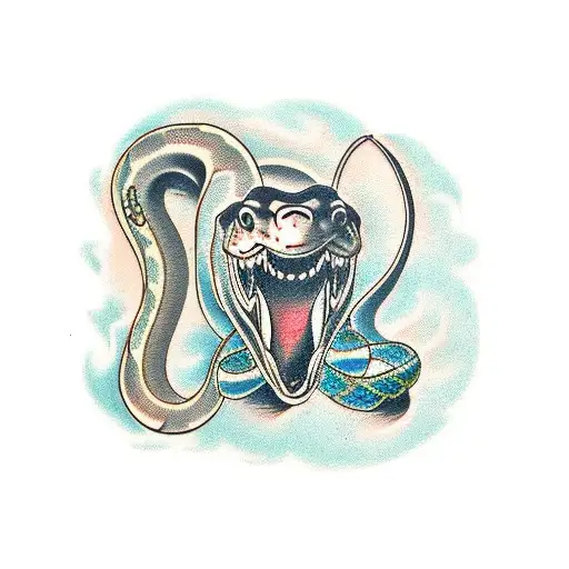 Bass-guitar And Snake