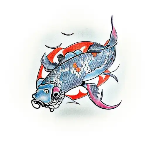 I Want A Tattoo That Relates Kaizen With Koi Fish