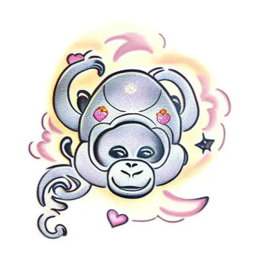 Cute Baby Girl Monkey