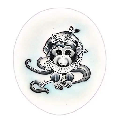 Cute Girl Monkey